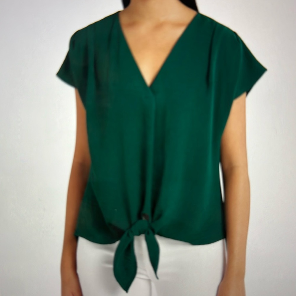 Beacon Avianna Tie Front Blouse